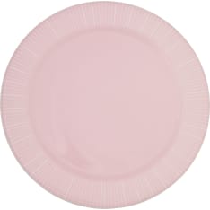 Aarikka Viivat  ø18 cm vaaleanpunainen lautanen