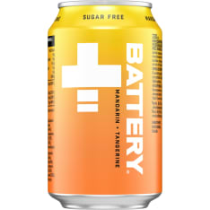 Battery Sugar Free Mandarin Tangerine 0,33 l energiajuoma tölkki