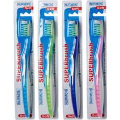 Nurmo's soft superbrush toothbrush