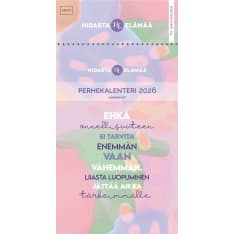 Slow life 2026 family calendar