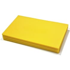 Mesimestari 3 pcs yellow beeswax plate