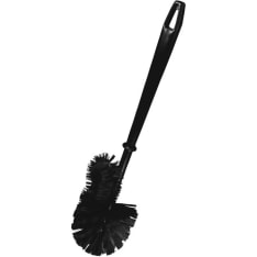 Aino toilet brush with side brush black