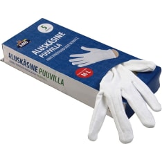 Aino M-L puuvilla aluskäsine 5 paria