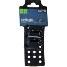 Taito 2kpl musta seinäkiinnike köydelle