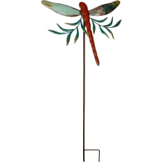 Garden decorative stick Dragonfly height 110cm