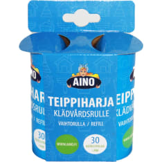 Aino vaihtorulla teippiharjaan