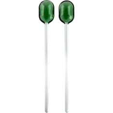 Muurla green/clear 2 salad tongs