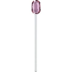 Crush a pink/clear glass spoon