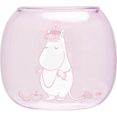 Muurla Muumi Niiskuneiti pinkki kynttilälyhty
