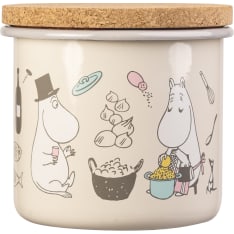 Muurla Moomin Bon Appétit 1.3 l enamel jar with cork lid