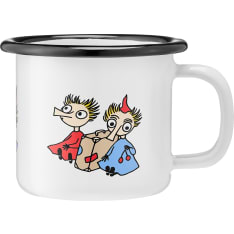 Muurla Moomin enamel mug Tiuhti & Viuhti 1.5dl