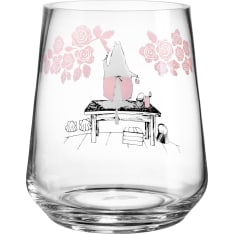 Muurla Moomin candle lantern/vase Roses 17.5cm