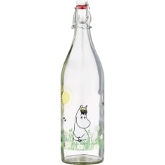 Muurla Moomin glass bottle Meadow 1L