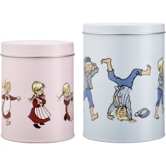 Muurla Emil tin jar set of 2 Emil and Ida