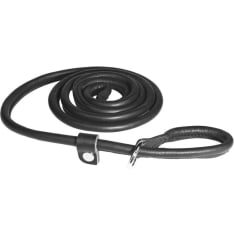 Pet First Classic leather retriever leash