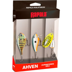 Rapala Kalatakuu Ahven aurinkoisen kelin uistinlajitelma