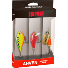 Rapala Kalatakuu Ahven pilvisen kelin uistinlajitelma