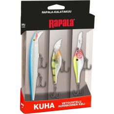 Rapala Kalatakuu Kuha aurinkoisen kelin uistinlajitelma