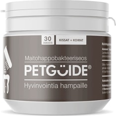 PetGuide hampaat 52g maitohappobakteeri koirille ja kissoille