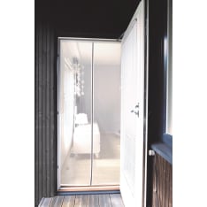 Bug white magnet door curtain