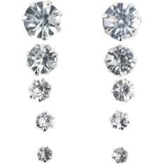 Cailap Stone earring set clear stones, 5