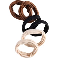 Cailap paksu trikoinen 6kpl hiuslenkit