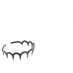 Cailap serrated hair clips in assorted colours