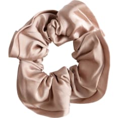 Cailap plush dark beige hair donut