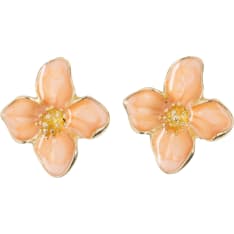 Cailap flower button earrings