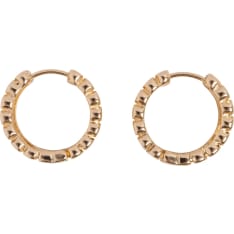 Cailap thick rings gold coloured earrings