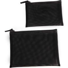 Cailap Mesh 2pcs cosmetic bag set