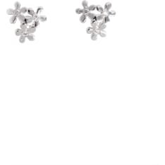Cailap Flower ornament silver earrings
