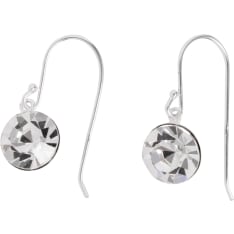 Cailap hanging decorative stone silver earrings