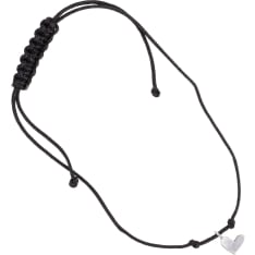 Cailap Heart braided silver bracelet