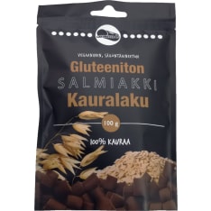 Lakumesta Gluteeniton Salmiakki 100g kauralaku