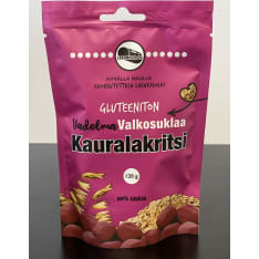 Lakumesta Gluteeniton Valkosuklaa Vadelma 120g kauralaku