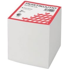 Paperipiste 10X10X10cm valkoinen muistikuutio