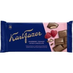 Karl Fazer Vadelmajogurtti 121 g maitosuklaalevy
