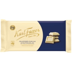 Karl Fazer 131 g White & Milk chocolate bar