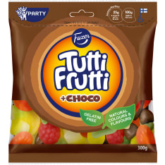 Fazer Tutti Frutti Choco 300 g candy bag