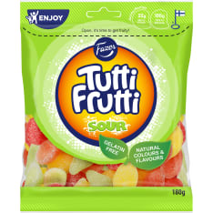 Fazer Tutti Frutti Sour 180 g karkkipussi