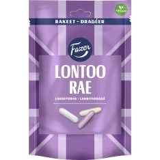 Fazer Lontoo rae lakritsirae 175 g karkkipussi