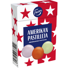 Fazer Amerikan Pastilleja 65 g rasia