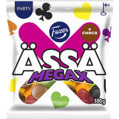 Fazer Ässä Megax +choco 300 g karkkipussi