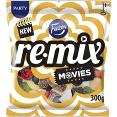 Fazer Remix Movies 300 g karkkipussi