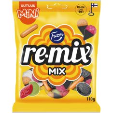 Fazer Remix Mini Mix 110 g karkkipussi