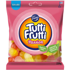 Fazer Tutti Frutti Passion candy bag 220g