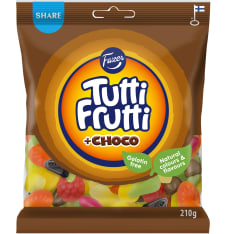 Fazer Tutti Frutti Choco candy bag 210g