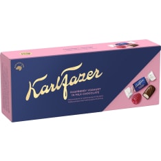 Karl Fazer Vadelmajogurtti suklaakonvehteja 250 g boxi
