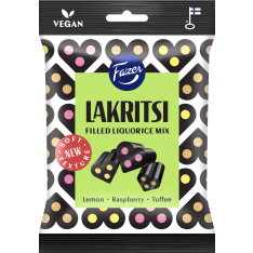 Fazer Täytemix Lakritsisekoitus 140 g lakritsipussi
